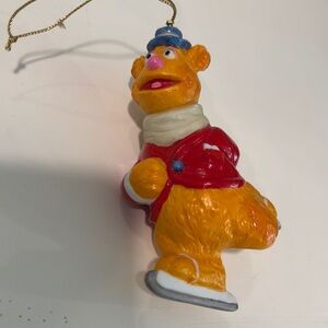Fozzie Bear Muppets 1980 Christmas Ornament - Porcelain